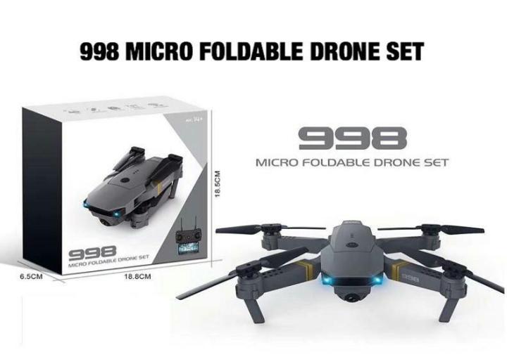 998 Micro Foldable Drone with Wide Angle HD Camera Quadcopter