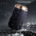 Men's Electric Razor Pocket Size Mini Portable Shaver Wet and Dry Razor USB Rechargeable One-Button Easy-to-Use Charging. 