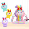 Cross-Border New Arrival Mouse Killer Pioneer Bag Cute Cute Big Ear Dog Coin Purse Cartoon Children's Bag Cute Girl Shoulder Bag. 