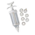 Gun Nozzle Plastic Fondant Cake Decorating Plastic Tool Set Cupcake Cake Decorating Icing Piping Syringe. 