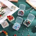 36 Pieces Mini Plastic Clear Storage Box for Collecting Small Items, Beads, Jewelry, Business Cards. 