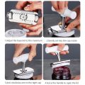 【HOT】 Multi-Function Bottle Cap Opener Stainless Steel Adjustable Lids Off Jar Opener Labor-Saving Screw Can Opener For Kitchen Gadget. 