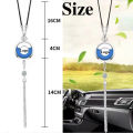 Car Perfume Pendant Air Freshener Hanging Perfume Empty Bottle Auto Interior Rearview Mirror Metal Lace Pendant Car Decoration. 