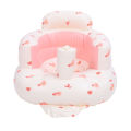 Baby Inflatable Sofa Portable Soft Baby Inflatable Seat Bunny Print for Bed for Newborn. 