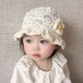 Lace Sunscreen Fisherman Hat Spring/Summer Thin Style Cute Girls Sun Protection Kids Sunshade Hat Outdoor Baby's Bonnet 2-18 Months. 