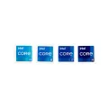 Intel i3 i5 i7 i9 11th Core Duo Pentium Metallic Computer Case Badge Sticker. 