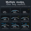 Car HUD 5.5 inch Head-up Display Windshield Projecter Digital Vehicle Speedometer Dual System Display Screen Overspeed Alarm Fatigue Driving Alarm for All Vehicles. 