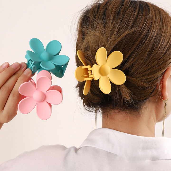 Large%20Flower%20Claw%20Clips%202.8%20Inch%20Matte%20Big%20Hair%20Claw%20Clips%20for%20Women%20Non%20Slip%20Nicle%20-%20Image%202