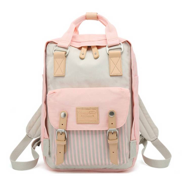【BestGO】Doughnut MACAROON MINI STRIPE Backpack 7L