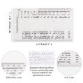KOKKO Song Writer's Composing Template Number Symbols Song Writer's Composing Notation Tool For Music Notes Engraving. 