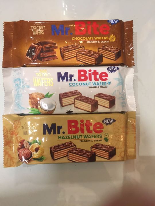 Toren%20Mr.Bite%20Chocolate,Coconut,Hazelnut%20Crunchy%20Cream%20Wafers%20Comb%20x%203Pcs%20-%20Image%207