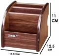 Wooden Pen Holder Desk Organizer - Classy Stationery Holder by ZinZen. 