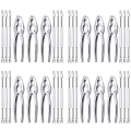 Seafood Crackers Tools Nutcrackers Set, Crab Nut Lobster Opener Shellfish Lobster Leg Sheller Kitchen Kits 36 Pack. 