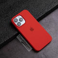 Silicone back covers for Iphone x / Iphone XR / Iphone 11 / Iphone 11 pro / Iphone 11 pro max / Iphone 12 / Iphone 12 pro / Ipone 12 pro max / iphone 12 mini / Iphone 13 / Iphone 13 pro / Iphone 13 pro max - Red. 