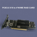 PCIe To M2 Adapter Card, PCIE X16 4 Port M2 NVME M Key SSD Add on Card PCI Express Expansion Card with Heatsink. 