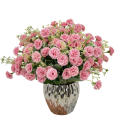 Artificial Flowers Silk Peony   Bouquet Peony Hydrangea Wedding Decor. 