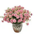 Artificial Flowers Silk Peony   Bouquet Peony Hydrangea Wedding Decor. 