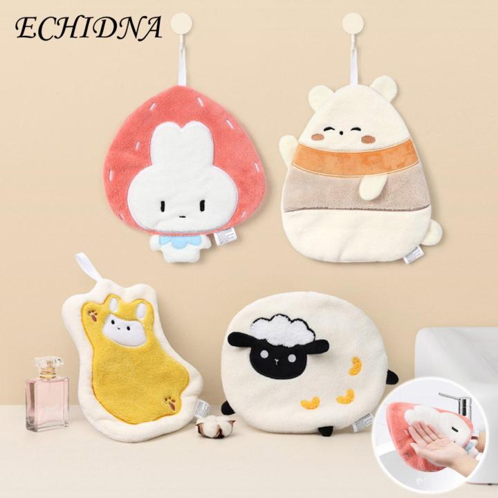 ECHIDNA Hanging Wipe Towel Thickened Kid Handkerchief Bathroom Towel