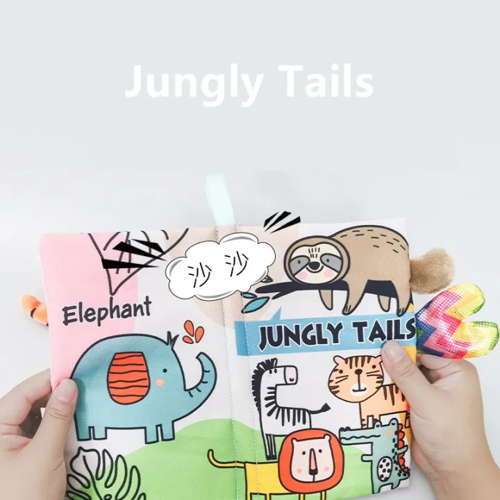 Kids%20Baby%20Cloth%20Book%20Animal%20Tails%20Early%20Learning%20Educational%20Fabric%20Books%20Develop%20Cognize%20Reading%20Puzzle%20Book%20Toys%200-12Monthes%20-%20Image%203