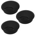 【Simple 3C】60mm Computer Desk Table Grommet Hole Cover 3 Pcs. 