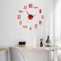 DIY Wall Clock New Modern Design Silent Acrylic English Numbers Wall Clocks for Home Living Room Wall Watch Stickers Decoration. 