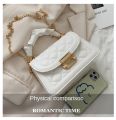 【FOOT SOFA】Women's Bag Popular Ins Women's Bag 2023 Classic Korean Fashion Hand Bag Small Square Chain Crossbody Bag. 