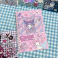 1PCS Kawaii Japanese Style Cute Cartoon Kuromi Printed Pattern Notebook Account Notepad Diary Student Notebook [RAIN]. 