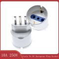 European Eu Plug To Italy Standard Power Adapter Socket 10A Travel Converter AC 110~250V Power Plug. 