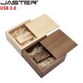 【8GB Walnut wood】 USB 3.0 wooden Photo Album usb+Box usb flash drive Pendrive 16GB 32GB Wedding gift box (size 15mm*95mm*40mm). 