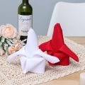 SOLIGHTER Hotel Cloth Napkins Soft Wedding Table Cloth Dinner Napkins Wedding Decoration Table Linen Party Supplies Washable Solid Red/Multicolor. 