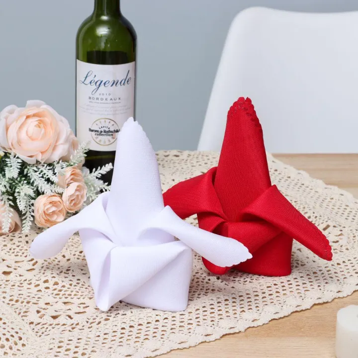 SOLIGHTER%20Hotel%20Cloth%20Napkins%20Soft%20Wedding%20Table%20Cloth%20Dinner%20Napkins%20Wedding%20Decoration%20Table%20Linen%20Party%20Supplies%20Washable%20Solid%20Red/Multicolor%20-%20Image%209