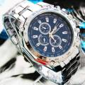 Fashion Silver Stainless Steel Mens Watches Top Brand Luxury Watch Men Sport Clock Man Casual Wristwatch. 