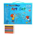 208PCS/168PCS Kids Painting Drawing Art Set with Crayons Oil Pastels Watercolor Markers Colored Pencil Tools for Boys Girls Gift art, Drawing Pen Art Set Kit Painting Sketching & Drawing. 