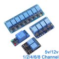 5v 12v 1 2 4 6 8 way relay module for arduino 1 2 4 6 8 channel relay module with optocoupler Relay Output In stock. 