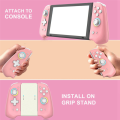 (GGBR) Illuminated Handle Controller Compatible with Switch/OLED Ergonomic Handle Controller for Handheld Mode C. 