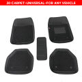 3D Car Carpet Universal - Black. 