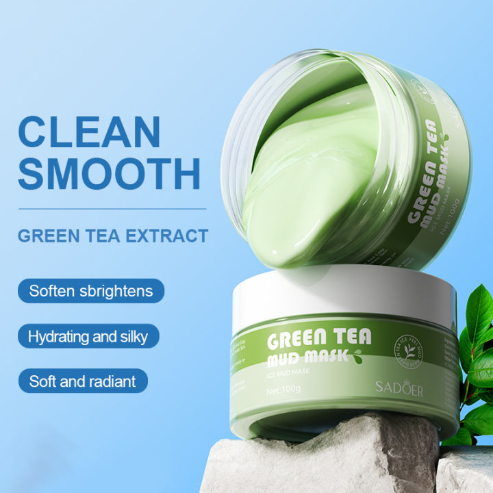SADOER%20Ginger%20Green%20Tea%20Mud%20Masks%20Face%20Moisturizing%20Hydrating%20Brightening%20Remove%20Blackhead%20Face%20Mask%20Facial%20Masks%20Clay%20Skin%20Care%20-%20Image%202