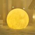 Children's Day Hand-painted Moon Light DIY Painted Materials Package Kindergarten Parent-child Activities Planet Night Light. 