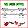 Til 300 Original Fish Food 3mm High Protein Floating Fish Feed 250g 500g 1kg Aquarium Fish Tank Pond. 