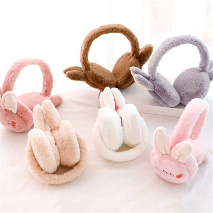 Winter%20Warm%20Ear%20Muffs%20Cartoon%20Rabbit%20Shape%20Lovely%20Plush%20Earmuff%20Women%20Girls%20Children%20Headphone%20Earmuffs%20Solid%20Cute%20Warmer%20Earlap%20-%20Image%203