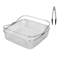 Stainless Steel Mesh Basket forInstant 5.8- 6QT Air Fryer Accessories Basket withHandle Deep Fryer Parts. 