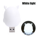 LED Night Light Soft Silicone Dimmable Night Light USB Rechargeable For Kids Baby Gift Bedside Bedroom Night Lamp. 