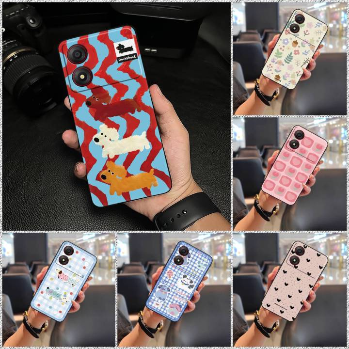 Phone%20Pouch%20Protective%20Phone%20Case%20For%20ZTE%20Blade%20A34%20Soft%20case%20Full%20wrap%20Durable%20TPU%20Graffiti%20Anti-dust%20Silicone%20Cute%20-%20Image%203