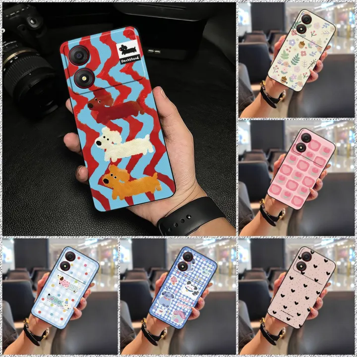 Phone%20Pouch%20Protective%20Phone%20Case%20For%20ZTE%20Blade%20A34%20Soft%20case%20Full%20wrap%20Durable%20TPU%20Graffiti%20Anti-dust%20Silicone%20Cute%20-%20Image%203