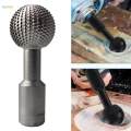 Ball Gouge Spherical Spindles Shaped Wood Gouge Power Carving Attachment for Angle Grinder 14mm. 