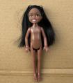 Male Doll Reborn Skin Nude Black Boy Brunette Ordinary 13cm Mini Kelly 5 Inch Small BJD 1/12 Toy Girl Blonde Black Hair. 