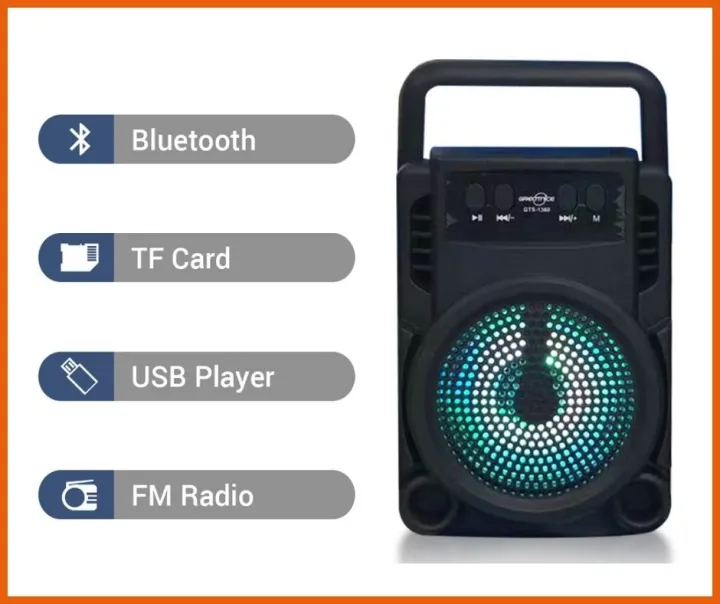 Bluetooth%20Wireless%20Speaker%20GTS-1360%20Wireless%20Portable%20Speaker%20with%20extra%20Bass%203%20Inches%20-%20Image%202