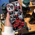 [Arrme] Xiaomi POCO X3 NFC X4 X5 M3 M4 11 Lite 11t Pro Shell Funda Deadpool Transparent Weiche abdekkun ☆. 