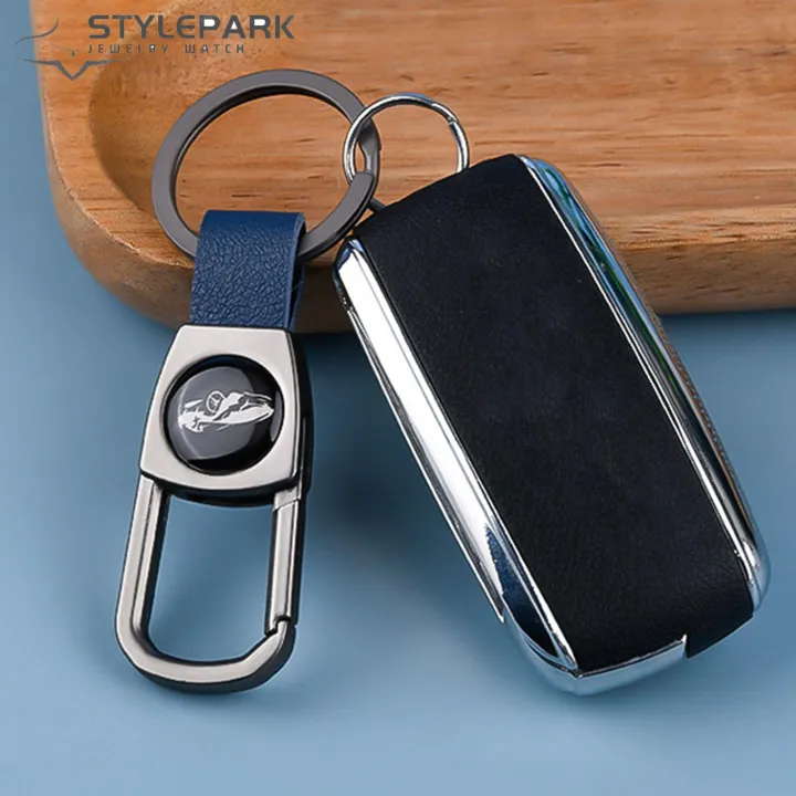 Anti-loss%20Keychain%20Holder%20Stylish%20Durable%20Electroplated%20Keychain%20with%20Faux%20Leather%20Buckle%20Anti-lost%20Car%20Key%20Ring%20Bag%20Pendant%20Multi-purpose%20Keychain%20Holder%20-%20Image%209