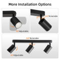 LED Ceiling Lamp GU10 Track Light Spot 110v 220v Ceiling Chandelier Lighting for Bedroom Corridor Shop Wall Lamp Led Spotlight. 